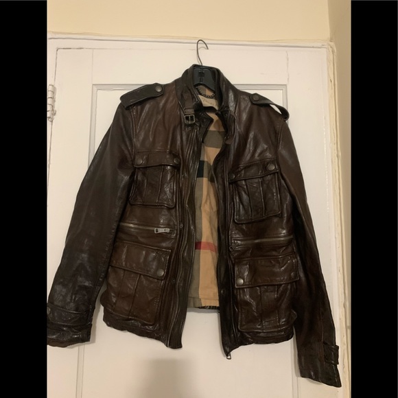 Burberry Other - Burberry Brit brown leather jacket